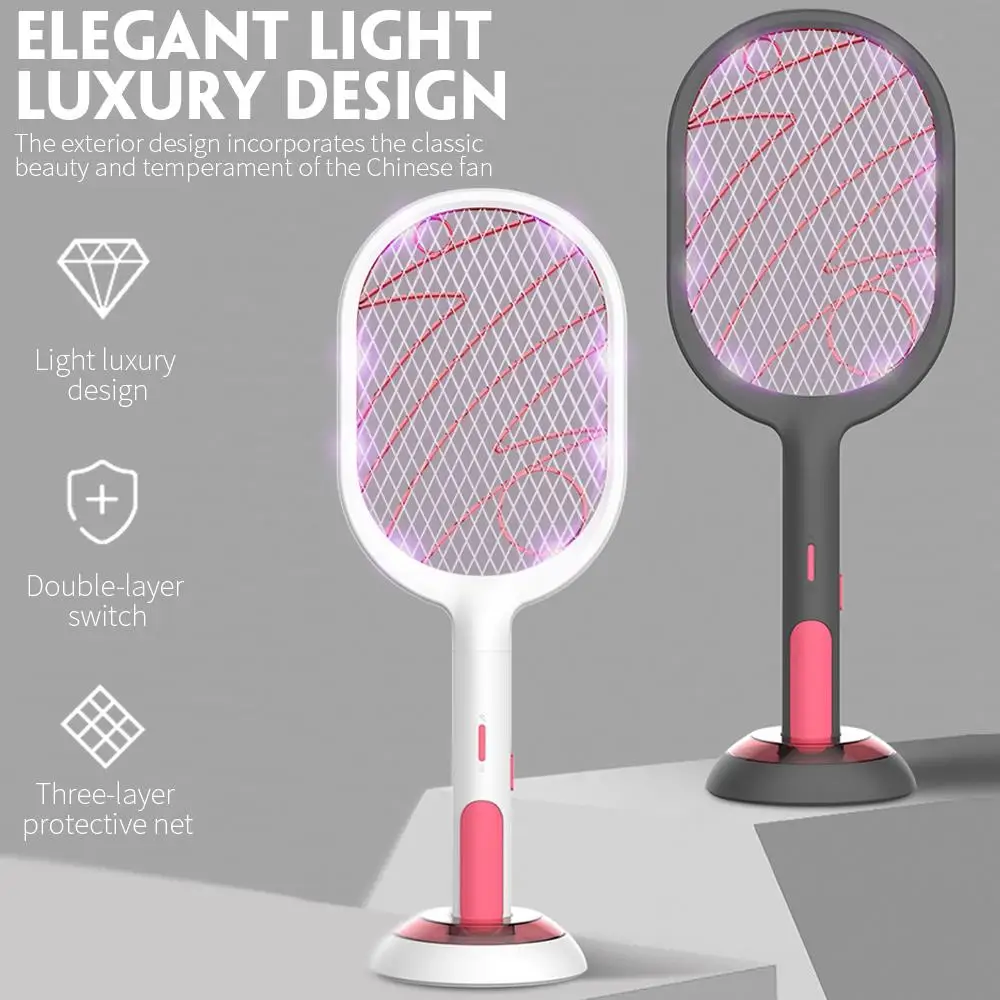 USB Charging Mosquito Swatter Insect Reject LED Practical Mosquito Lamp Electric Mosquito Swatter Anti Mosquitoes Zapper
USB Charging Mosquito Swatter Insect Reject LED Practical Mosquito Lamp Electric Mosquito Swatter Anti Mosquitoes Zapper