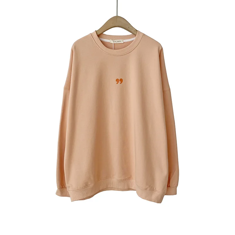 2021 Spring Woman Oversize Cotton Sweatshirts Round Neck Long Sleeve Loose Pullovers Fashion Casual Cotton Tops
2021 Spring Woman Oversize Cotton Sweatshirts Round Neck Long Sleeve Loose Pullovers Fashion Casual Cotton Tops