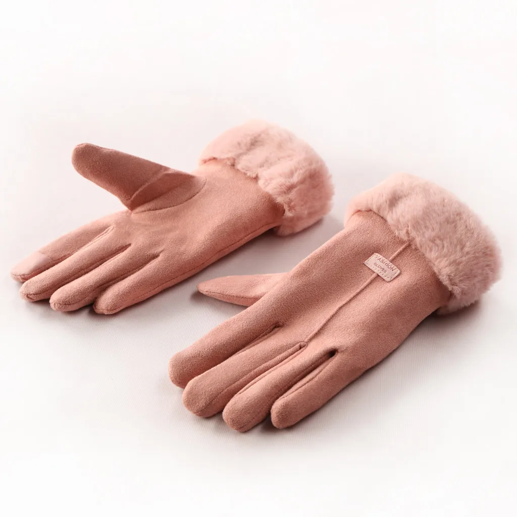 Winter Women's Cashmere Gloves Plush Cashmere Women Autumn Winter Warm Thick Gloves Fleece Touch Screen Skiing Gloves
Winter Women's Cashmere Gloves Plush Cashmere Women Autumn Winter Warm Thick Gloves Fleece Touch Screen Skiing Gloves