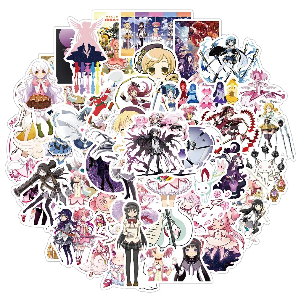 10/30/50 шт. аниме Puella Magi Madoka Magica стикеры s наклейки DIY скейтборд холодильник гитара