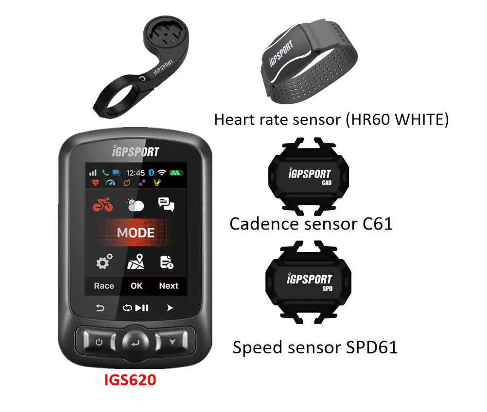 HR60 с I GPS портом IGS 620 велосипедный компьютер Bluetooth ANT +|Велокомпьютеры| |