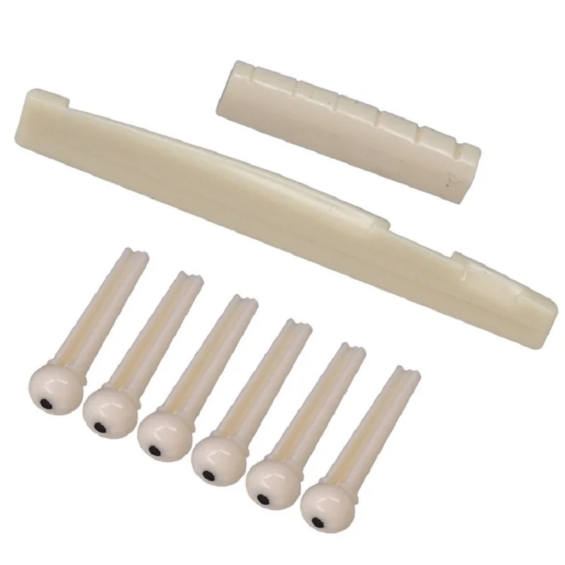 1 Set Portable 6-String Guitar Bridge Pins Saddle Nut Acoustic Cattle Tailpiece Plastic Guitar Accessories For Acoustic Guitar
1 Set Portable 6-String Guitar Bridge Pins Saddle Nut Acoustic Cattle Tailpiece Plastic Guitar Accessories For Acoustic Guitar