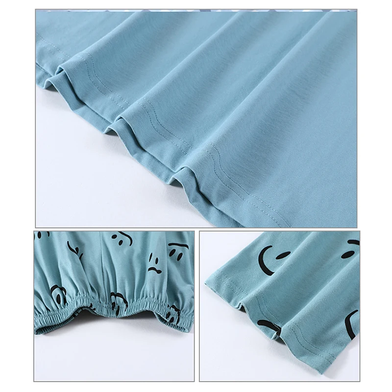 PJS Atoff Home Satin Sleepwear Fashion Soft Silk Lounge Homewear Summer Kawaii Blue Pajamas Sets for Women 100% Cotton
PJS Atoff Home Satin Sleepwear Fashion Soft Silk Lounge Homewear Summer Kawaii Blue Pajamas Sets for Women 100% Cotton