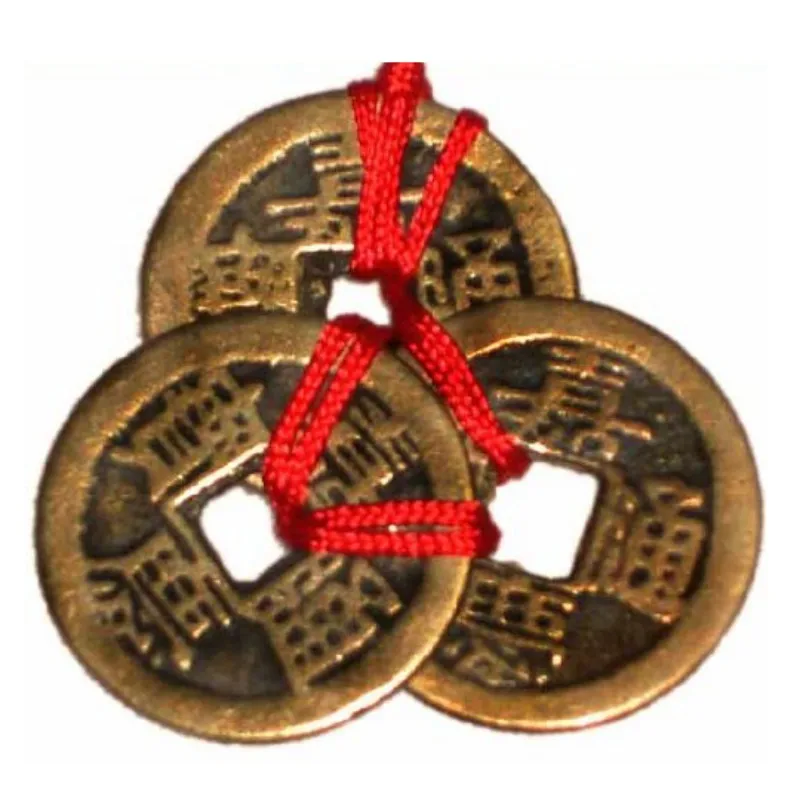 2 шт/набор Китайский фэн-шуй монеты для богатства и успеха счастливый Восточный