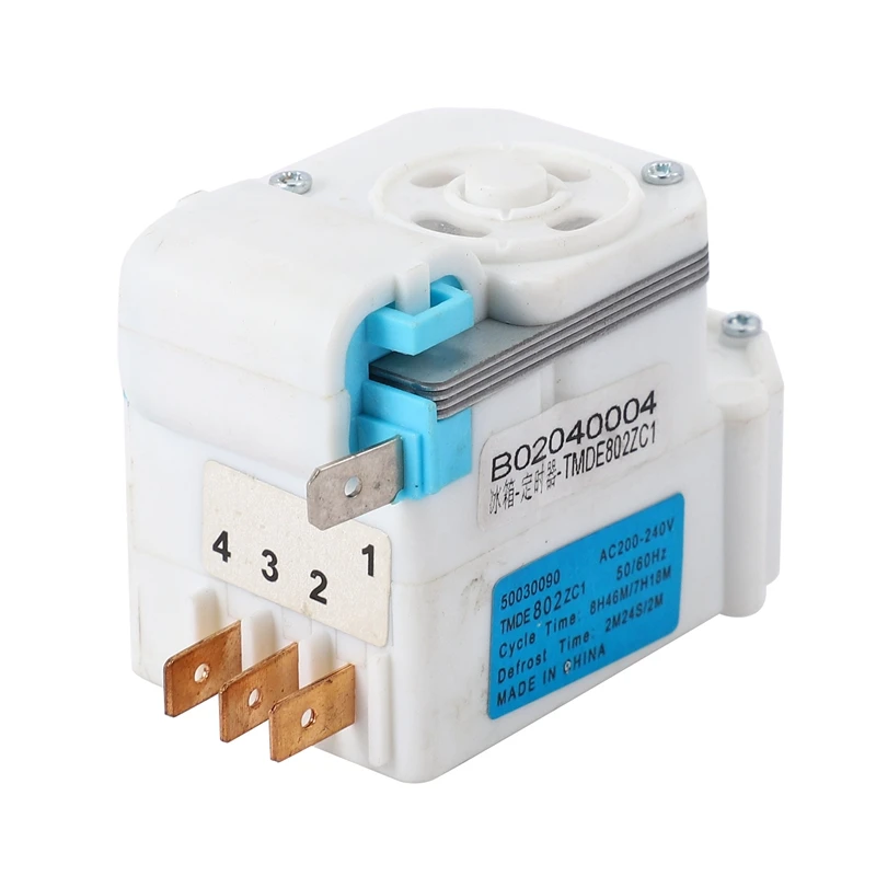 Defrost Timer Universal AC 200-240V TMDE802ZC1 3018100310 H.J Daewoo Cooler for All 220V Refrigerator Parts
Defrost Timer Universal AC 200-240V TMDE802ZC1 3018100310 H.J Daewoo Cooler for All 220V Refrigerator Parts