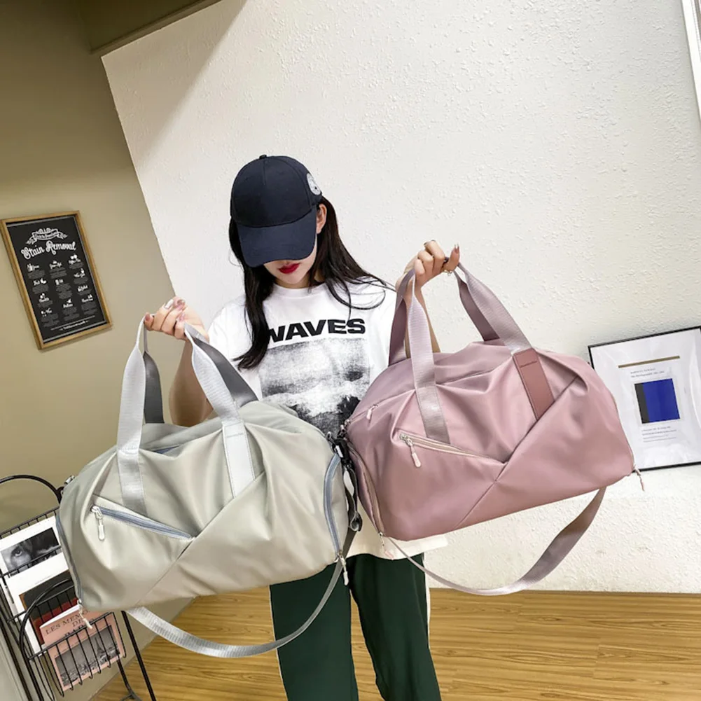 Модная женская сумка через плечо из ткани Оксфорд, Женская однотонная вместительная сумка-тоут для фитнеса и путешествий, сумка для багажа 
Модная женская сумка через плечо из ткани Оксфорд, Женская однотонная вместительная сумка-тоут для фитнеса и путешествий, сумка для багажа