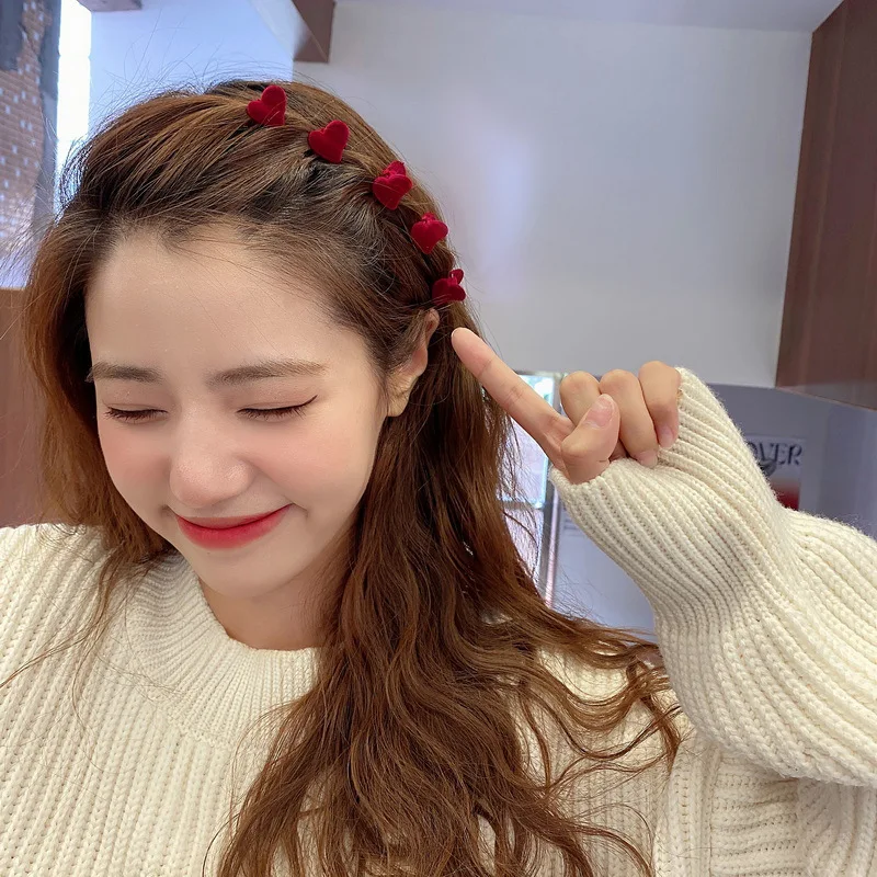 10Pcs/set Women Girls Red Black Velvet Heart Rabbit Small Hair Claws Sweet Mini Hair Clips Hairpins Lovely Hair Accessories
10Pcs/set Women Girls Red Black Velvet Heart Rabbit Small Hair Claws Sweet Mini Hair Clips Hairpins Lovely Hair Accessories
