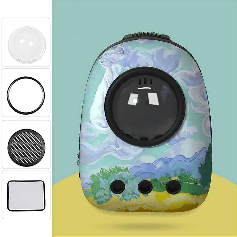 Cat Backpack Cat Carrier Fat Cat Bag Breathable Transport Travel Bag Dog Space Capsule Pet Capsule Astronaut Backpack For Pets
Cat Backpack Cat Carrier Fat Cat Bag Breathable Transport Travel Bag Dog Space Capsule Pet Capsule Astronaut Backpack For Pets