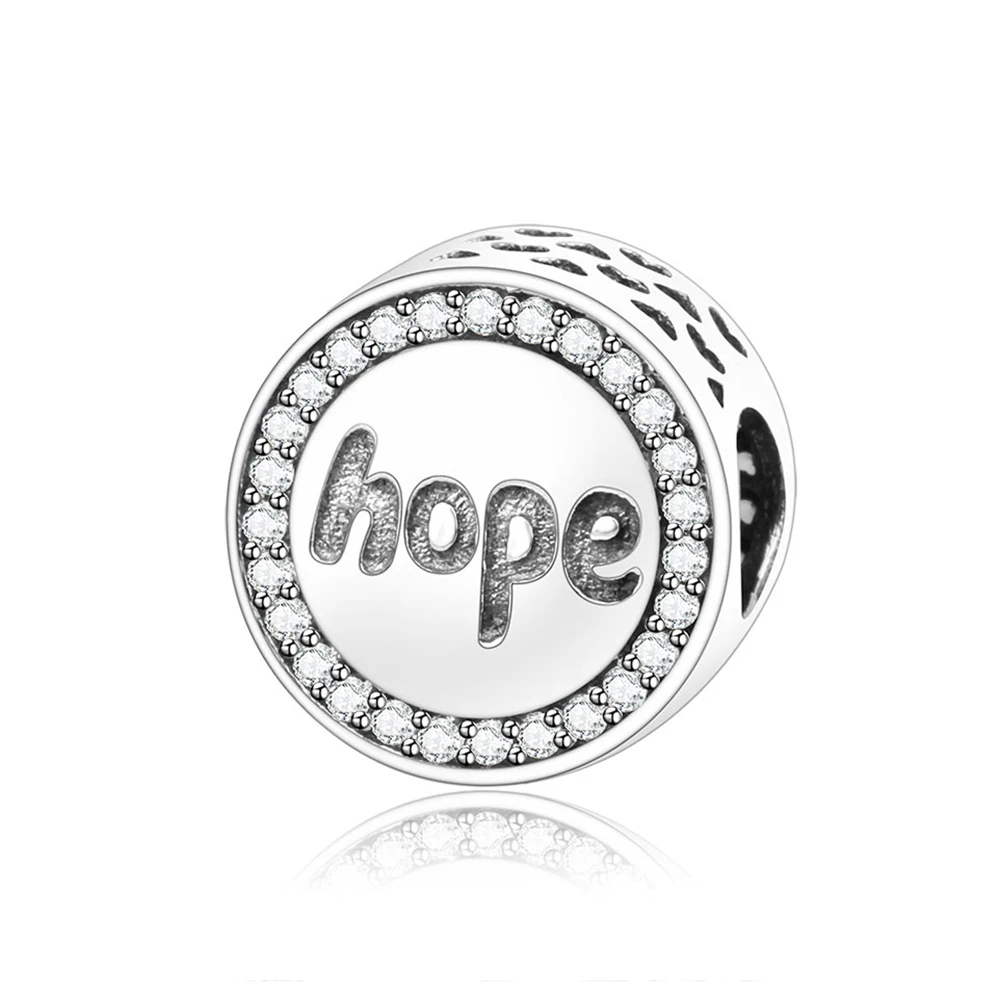 Wholesale Price Mother's Day Collection Jewelry Gift 925 Sterling Silver Round Charm Hope Bead Fit Charm Bracelets DIY Berloque
Wholesale Price Mother's Day Collection Jewelry Gift 925 Sterling Silver Round Charm Hope Bead Fit Charm Bracelets DIY Berloque