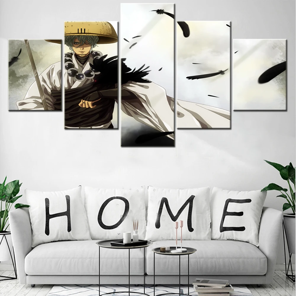 Canvas Painting 5 Piece Japan Anime Oboro Gintama Picture Art Modern Wall Decoration Living Room Posters Aesthetic Free Shipping
Canvas Painting 5 Piece Japan Anime Oboro Gintama Picture Art Modern Wall Decoration Living Room Posters Aesthetic Free Shipping