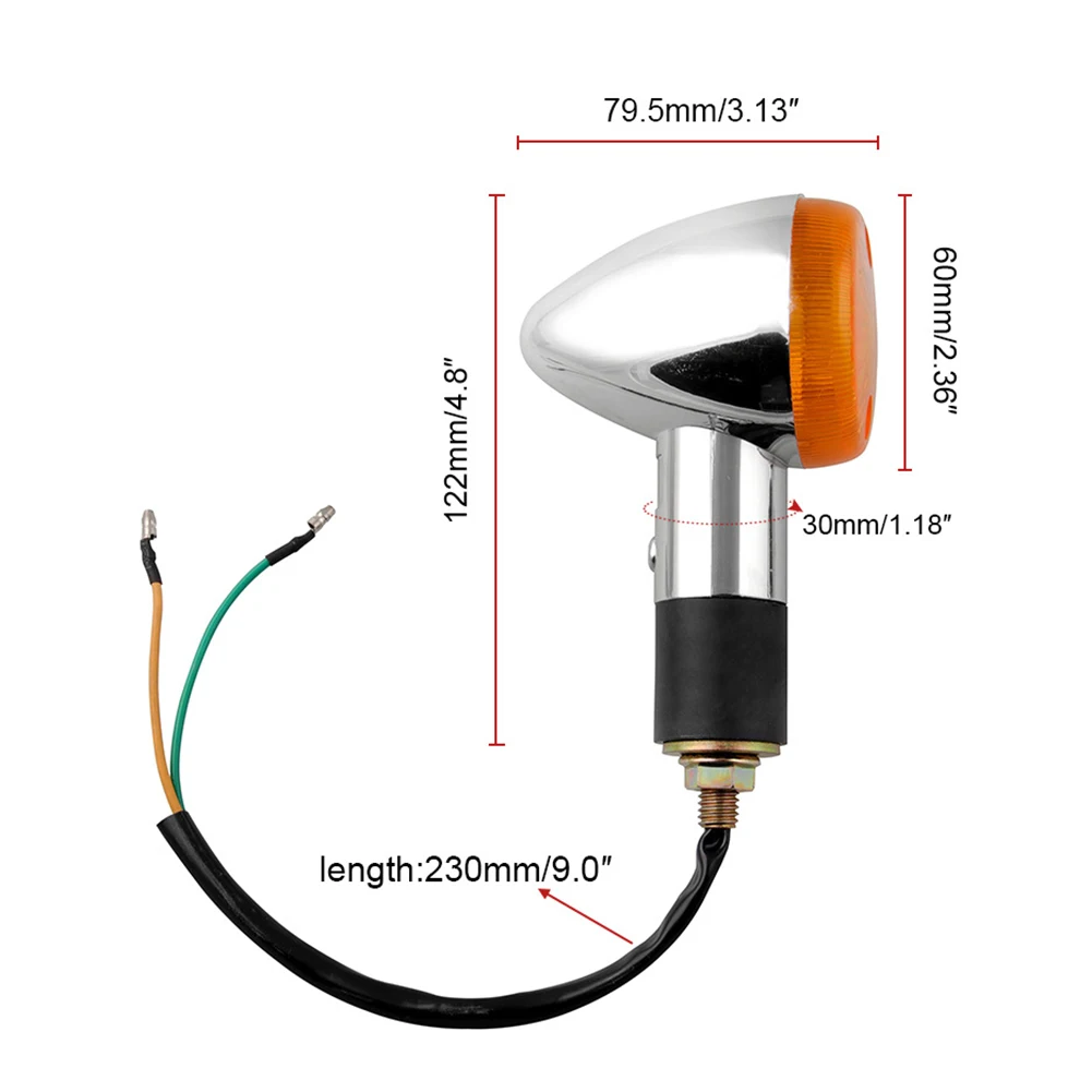 Hot 1 Pair Bullet Motorcycle Turn Signal Light Indicators Blinkers Amber Yellow J99
Hot 1 Pair Bullet Motorcycle Turn Signal Light Indicators Blinkers Amber Yellow J99