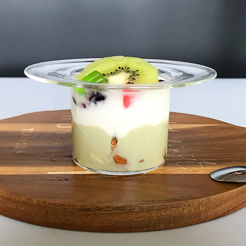 GF 250ml Dessert Bowl Glass Salad Bowl Cup Creative Straw Hat Ice Cream Classes Container for Cake Yogurt Fruit Tasting Party
GF 250ml Dessert Bowl Glass Salad Bowl Cup Creative Straw Hat Ice Cream Classes Container for Cake Yogurt Fruit Tasting Party