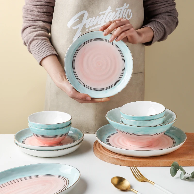 2021 Porcelain Dinner Plate Salad Plate Soup Bowl Hand-painted Round Bowl for Pasta Salad Porcelain Rice Bowl Kitchen Dinnerware
2021 Porcelain Dinner Plate Salad Plate Soup Bowl Hand-painted Round Bowl for Pasta Salad Porcelain Rice Bowl Kitchen Dinnerware