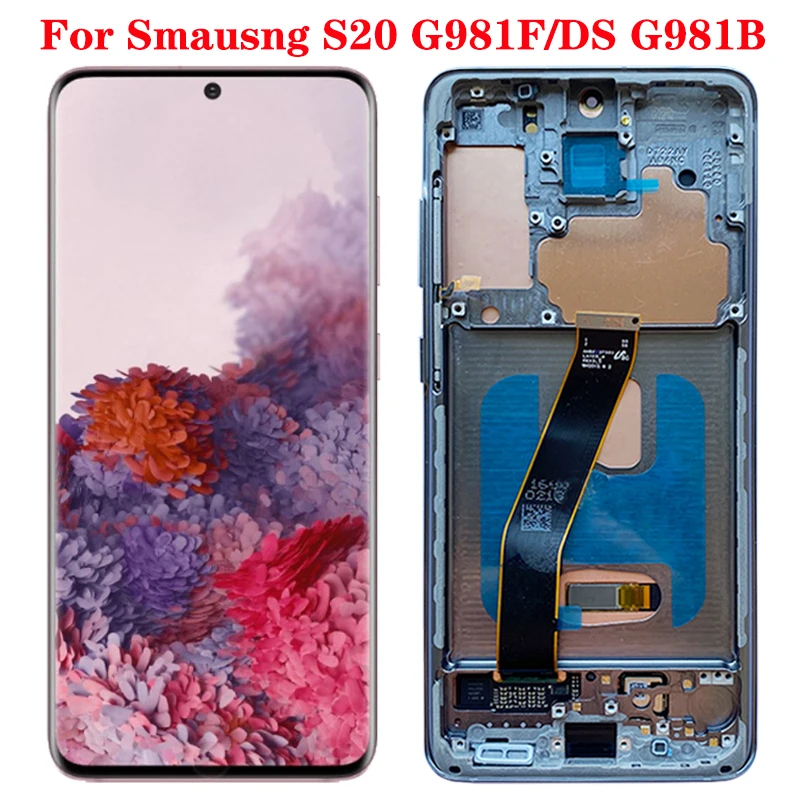 SUPER AMOLED For Samsung Galaxy S20 LCD Touch Screen G980 G980F G980F/DS LCD Display Touch Screen Digitizer With Frame
SUPER AMOLED For Samsung Galaxy S20 LCD Touch Screen G980 G980F G980F/DS LCD Display Touch Screen Digitizer With Frame