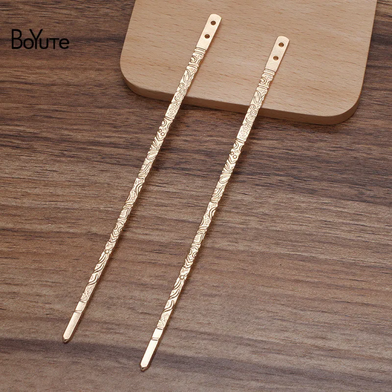 BoYuTe Wholesale (20 Pieces/Lot) 4*150MM Metal Alloy Carved Hair Stick Vintage Diy Hand Made Jewelry Materials
BoYuTe Wholesale (20 Pieces/Lot) 4*150MM Metal Alloy Carved Hair Stick Vintage Diy Hand Made Jewelry Materials