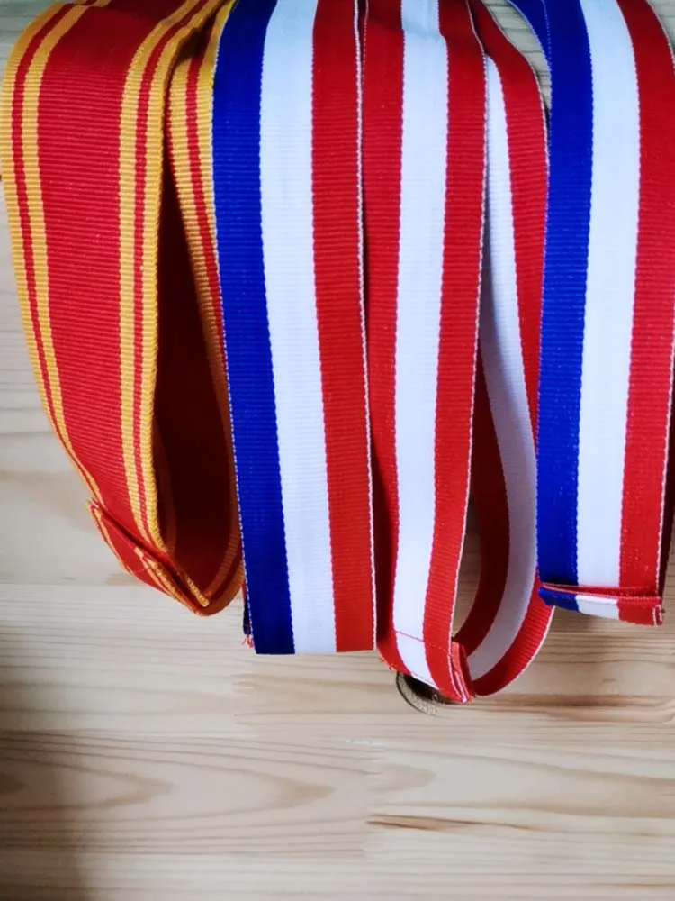 VELCRO Medal Ribbons Tied With High Quality Unisex Gymnastics Special Offer Curling Ribbon Polypropylene Ribbons
VELCRO Medal Ribbons Tied With High Quality Unisex Gymnastics Special Offer Curling Ribbon Polypropylene Ribbons