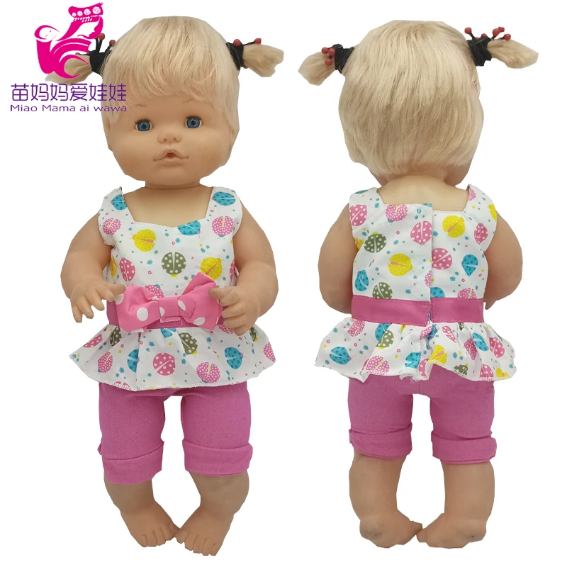 Кукла Nenuco 40 см летняя рубашка Ropa Y Su Hermanita 17 дюймов Одежда для кукол верхняя одежда