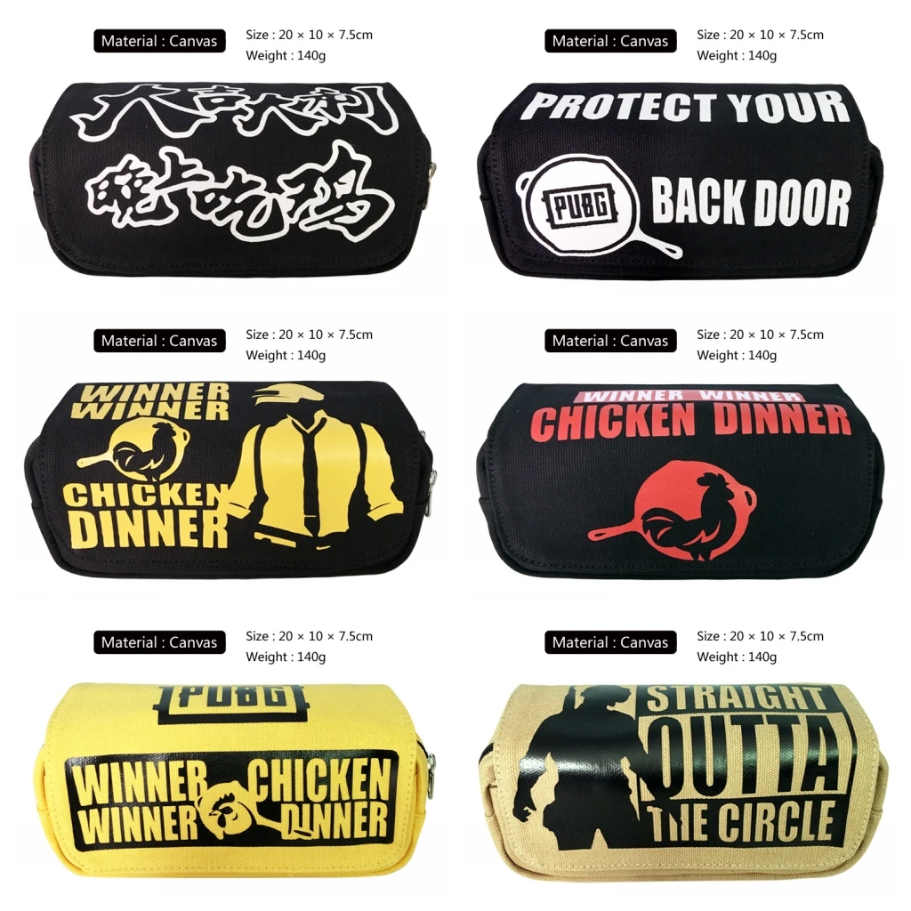 PUBG PLAYERUNKNOWNS BATTLEGROUNDS Cosplay Pencil Case Pen Bag Canvas Makeup Bag Cosmetic Bag Zipper Stationery Bag Stationery
PUBG PLAYERUNKNOWNS BATTLEGROUNDS Cosplay Pencil Case Pen Bag Canvas Makeup Bag Cosmetic Bag Zipper Stationery Bag Stationery
