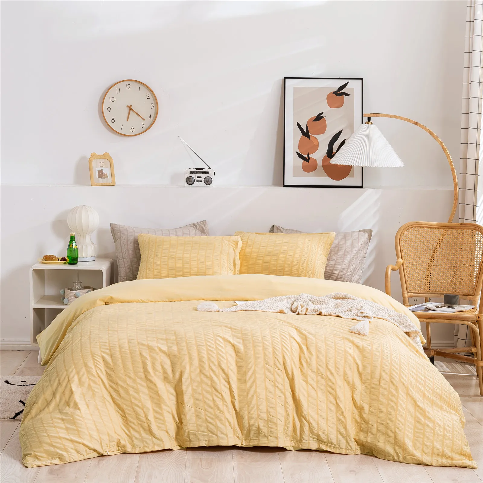 Bedding Sets Stylish and Simple Solid Color Bedding Kit Duvet Cover with Pillowcase Set US Twin Queen King Size 2/3pcs Bed Set
Bedding Sets Stylish and Simple Solid Color Bedding Kit Duvet Cover with Pillowcase Set US Twin Queen King Size 2/3pcs Bed Set