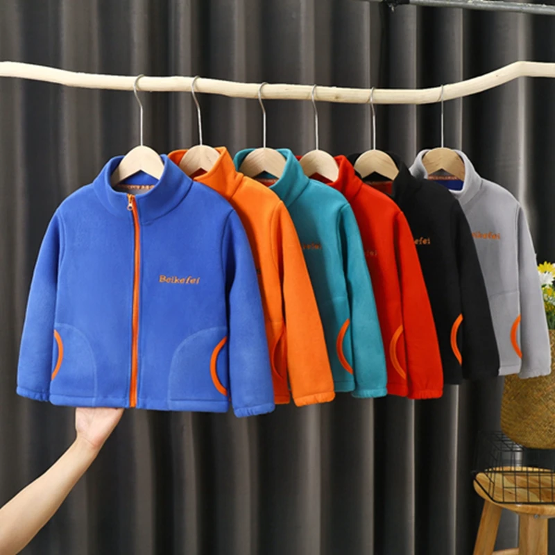 Spring Autumn Children's Clothing Boys Girls Outerwear Kids High-necked Polar Fleece Zipper Jacket Teenagers Solid Color Coats
Spring Autumn Children's Clothing Boys Girls Outerwear Kids High-necked Polar Fleece Zipper Jacket Teenagers Solid Color Coats