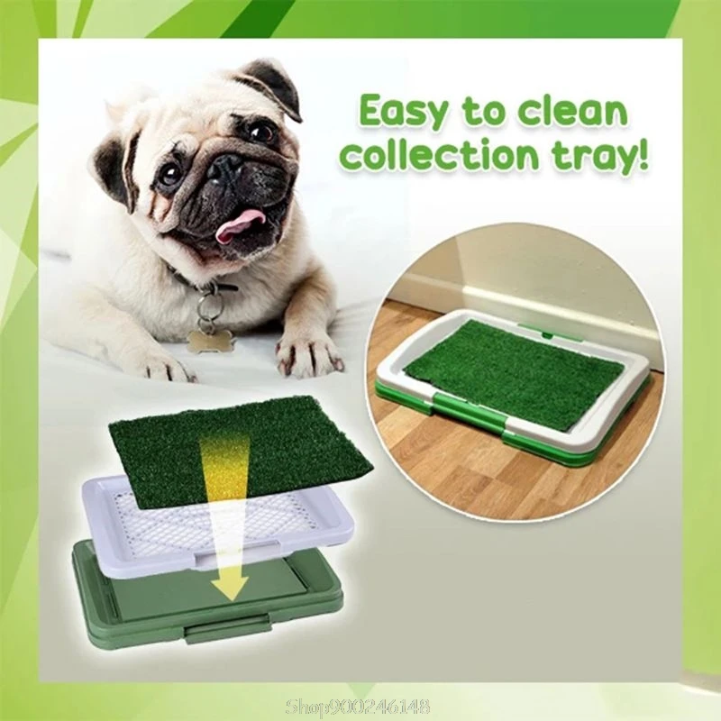 

Artificial Grass Bathroom Mat for Puppies and Small Pets- Portable Potty for Indoor and Outdoor Use Dog Pet Pott O14 20 Dropship