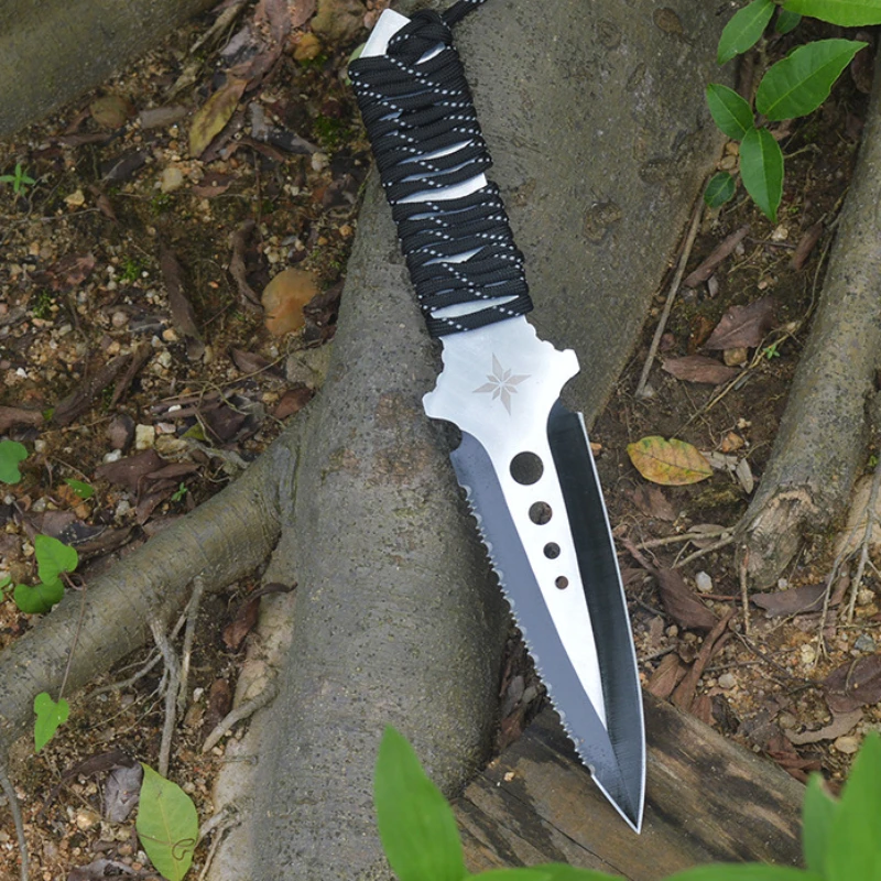 Hysenss Stainless Steel Paratrooper Rope Handle Outdoor Hand Tool Camping Hunting Military Tactical Survival Fixed Blade Knifes
Hysenss Stainless Steel Paratrooper Rope Handle Outdoor Hand Tool Camping Hunting Military Tactical Survival Fixed Blade Knifes