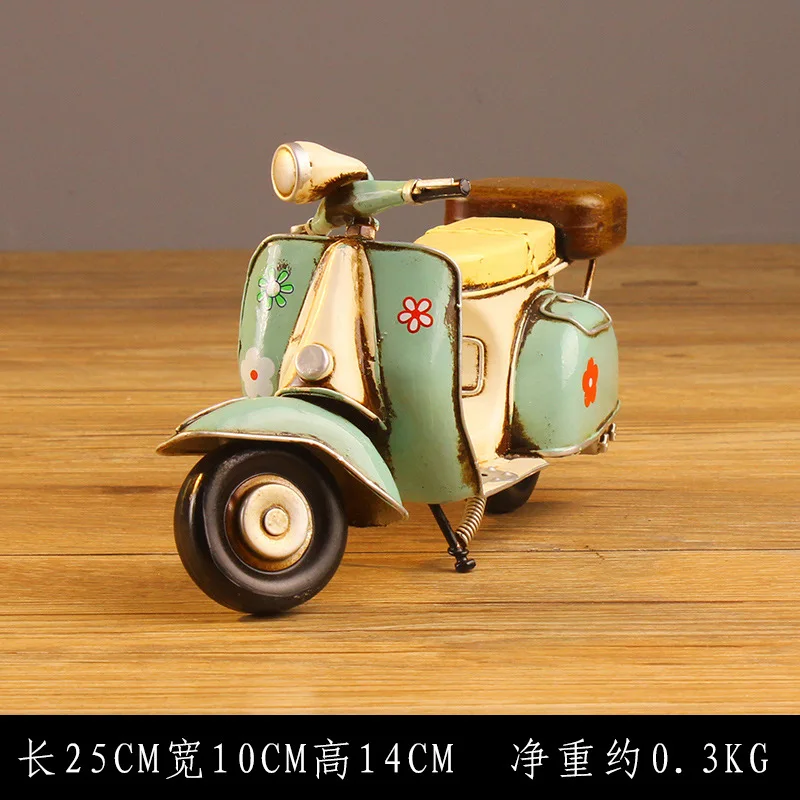 Retro Scooter Motor Model Decoration Wrought Iron Handicraft European and American Style Motorcycle Car Model Children Toys
Retro Scooter Motor Model Decoration Wrought Iron Handicraft European and American Style Motorcycle Car Model Children Toys