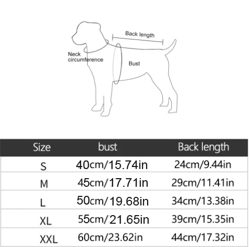 Padded Dog Coat Jacket Windproof Winter Pet Clothes Fleece Puppy Vest Warm Hoody Cotton Raincoat for Small Large Dogs Pug Husty
Padded Dog Coat Jacket Windproof Winter Pet Clothes Fleece Puppy Vest Warm Hoody Cotton Raincoat for Small Large Dogs Pug Husty
