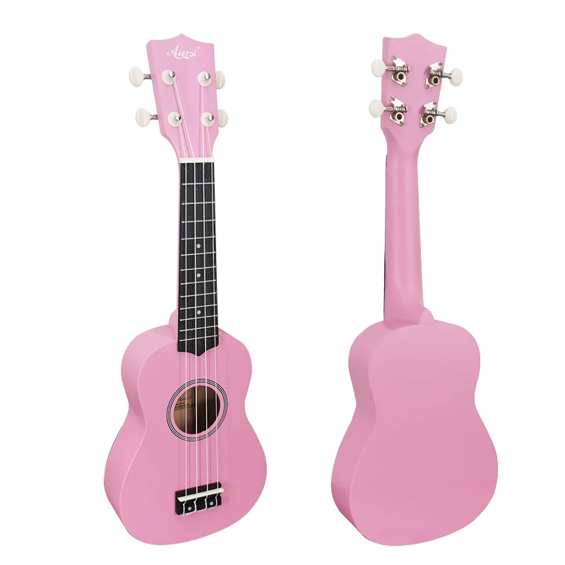 21 Inch Soprano Ukulele for Beginners, Kid Guitar Four String Wood Black Brown Pink Yellow Blue Children Ukelele
21 Inch Soprano Ukulele for Beginners, Kid Guitar Four String Wood Black Brown Pink Yellow Blue Children Ukelele