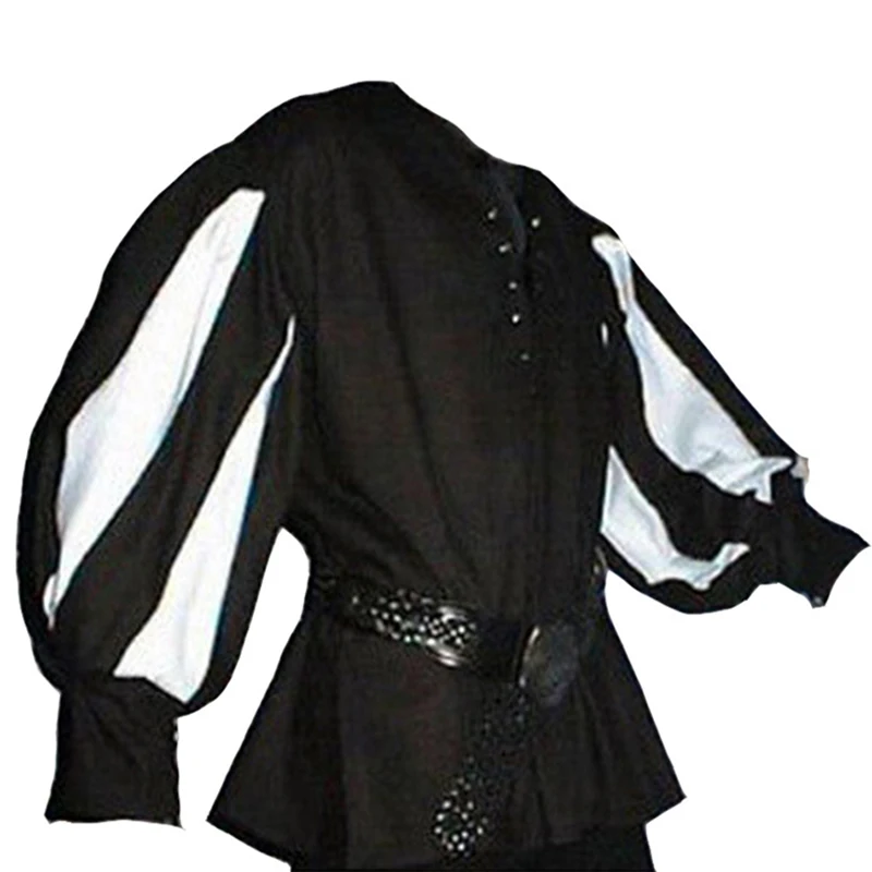 Adult Men's Medieval T-shirt Revival Costume Viking Robe Noble V-neck Halloween Cosplay Gothic Shirt Costume
Adult Men's Medieval T-shirt Revival Costume Viking Robe Noble V-neck Halloween Cosplay Gothic Shirt Costume