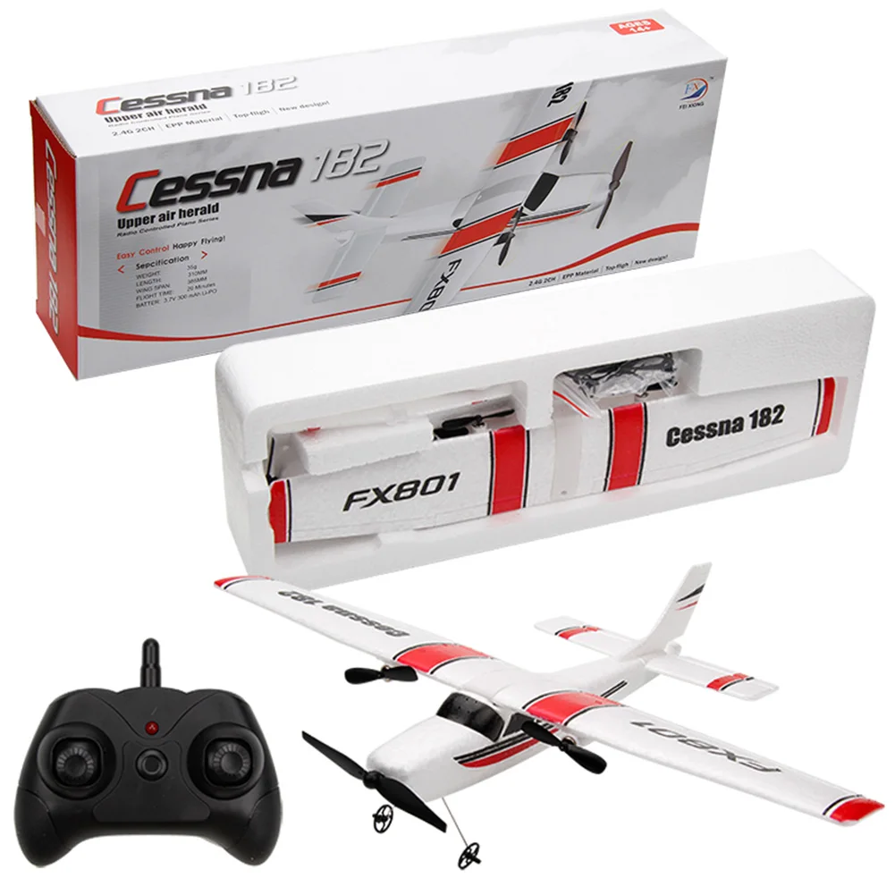 Remote Control Airplane Cessna 182 2.4GHz RC Glider Aircraft Outdoor Flight Toy for Kids
Remote Control Airplane Cessna 182 2.4GHz RC Glider Aircraft Outdoor Flight Toy for Kids