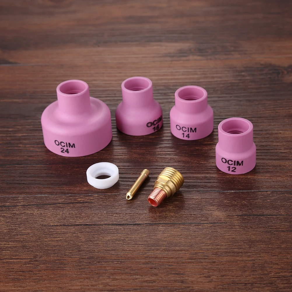 Ceramic Cup Welding Equipment Complete Kit for WP9/20 TIG Welding Torches with Ceramic Nozzle Cups Strainer Mesh Collet Gas Lens
Ceramic Cup Welding Equipment Complete Kit for WP9/20 TIG Welding Torches with Ceramic Nozzle Cups Strainer Mesh Collet Gas Lens