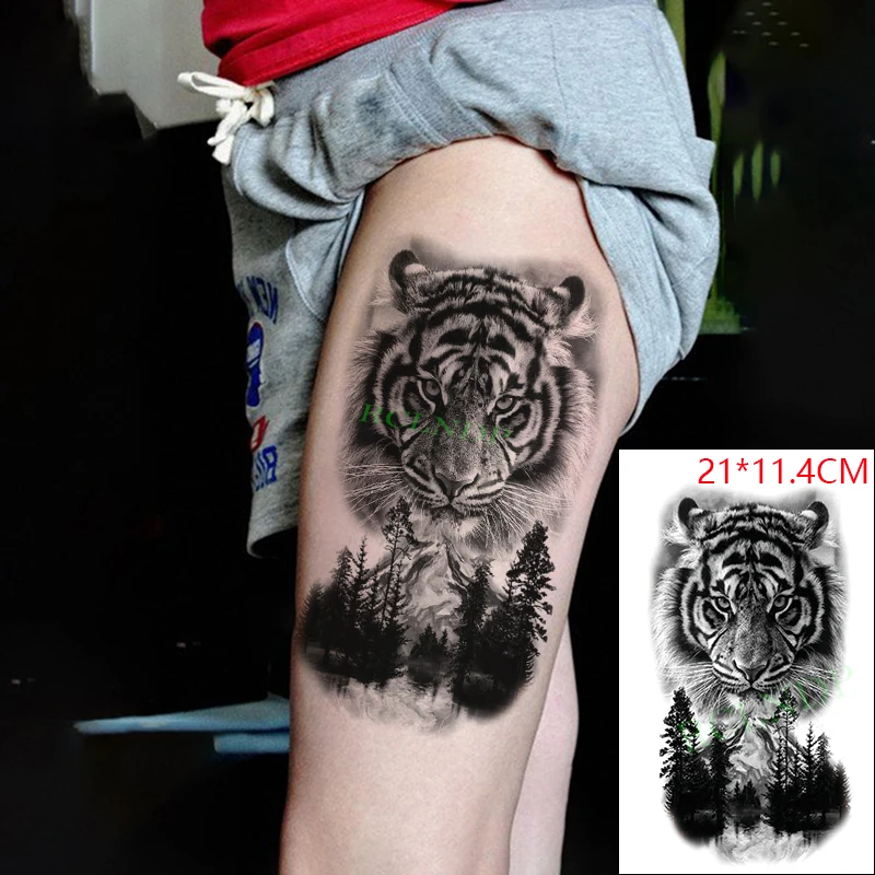 Waterproof Temporary Tattoo Stickers Forest Trees Tiger Arm Leg Back Fake Tatto Flash Tatoo Body Art for Women Men
Waterproof Temporary Tattoo Stickers Forest Trees Tiger Arm Leg Back Fake Tatto Flash Tatoo Body Art for Women Men