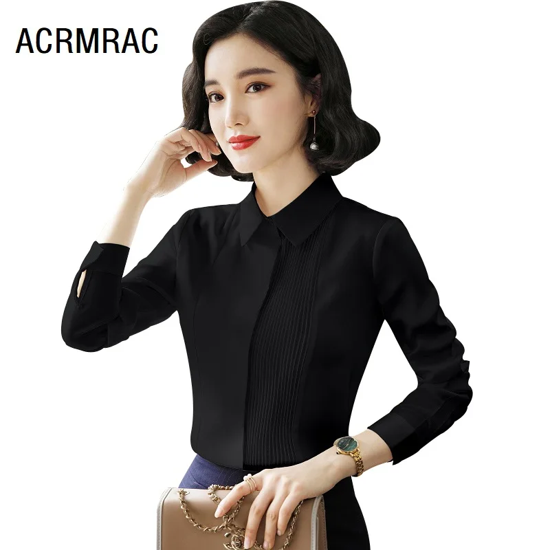 Женская деловая рубашка с отложным воротником и длинным рукавом, 311
Женская деловая рубашка с отложным воротником и длинным рукавом, 311