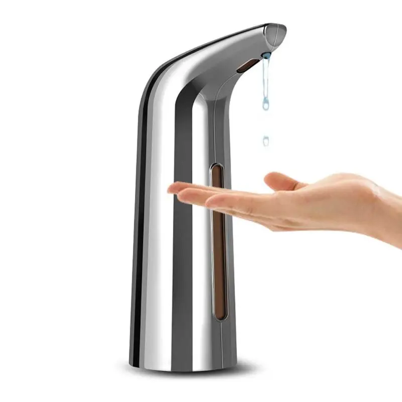 400ML Automatic Liquid Soap Dispenser Smart IR Sensor Touchless Electroplated Sanitizer Dispensador for Kitchen Bathroom
400ML Automatic Liquid Soap Dispenser Smart IR Sensor Touchless Electroplated Sanitizer Dispensador for Kitchen Bathroom