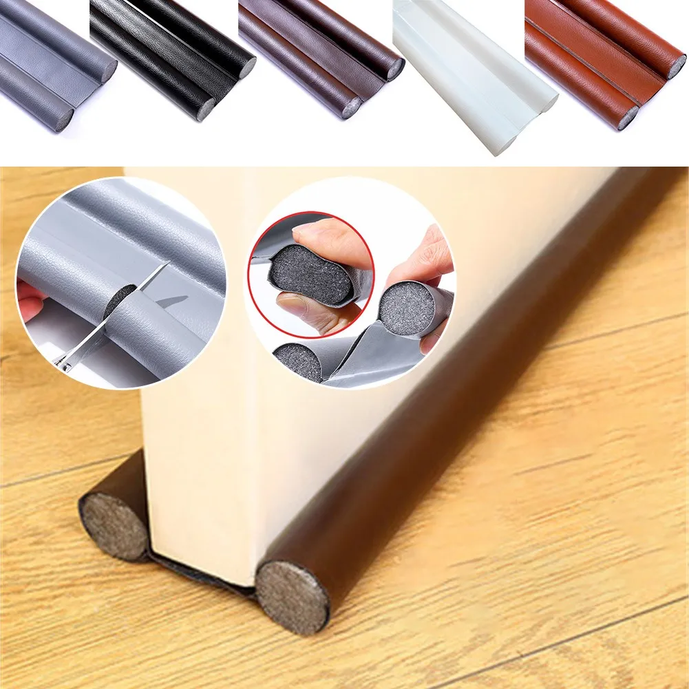 96cm Leather Doors Bottom Sealing Strip Weather Stripping Draft Blocker Guard Sound Proof Under Door Draft Stopper
96cm Leather Doors Bottom Sealing Strip Weather Stripping Draft Blocker Guard Sound Proof Under Door Draft Stopper