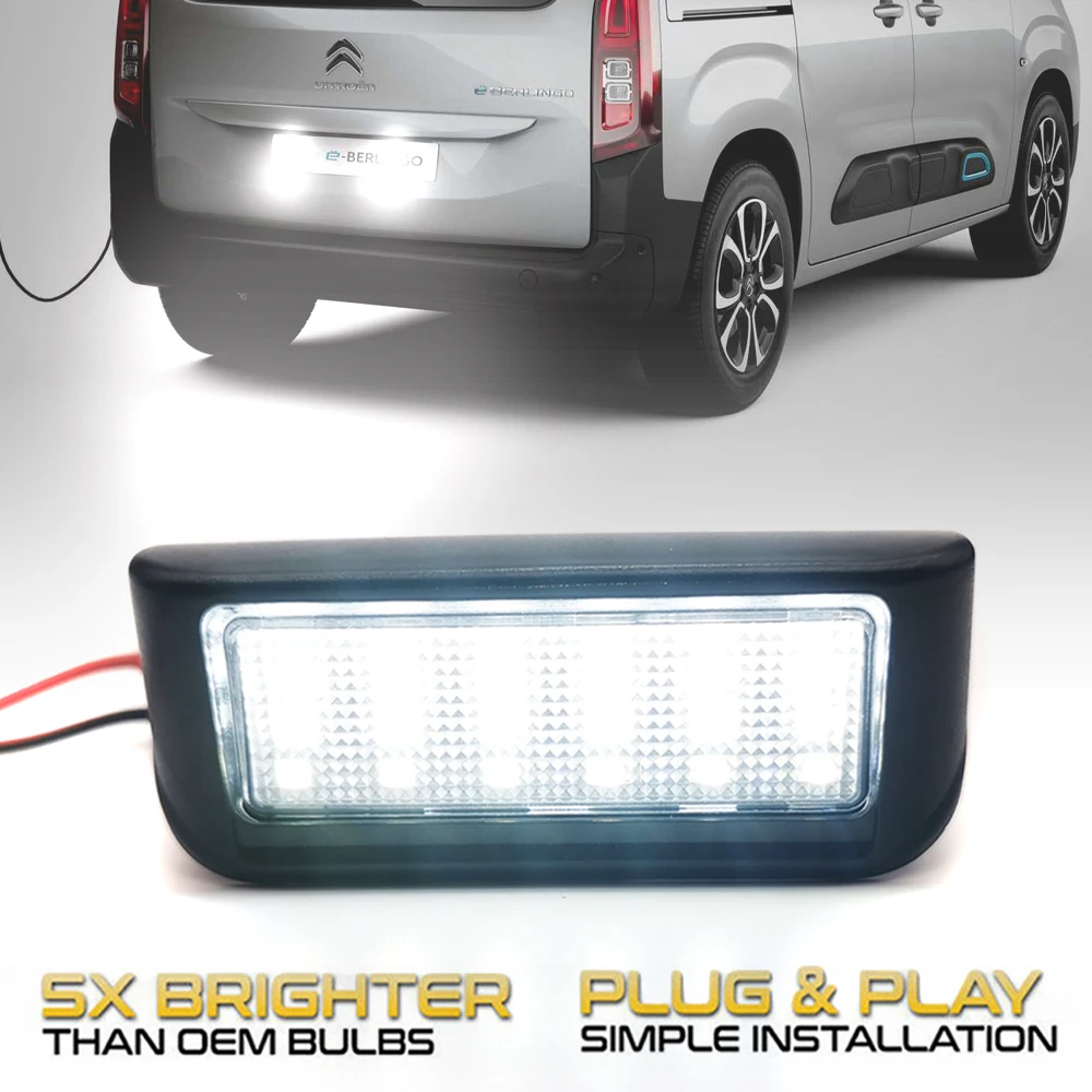 2Pcs NO Error 6000K LED License Plate Light Number Lamps For Citroen Jumpy Berlingo Spacetourer Dispatch OEM#:6340G7 & 6340E9
2Pcs NO Error 6000K LED License Plate Light Number Lamps For Citroen Jumpy Berlingo Spacetourer Dispatch OEM#:6340G7 & 6340E9