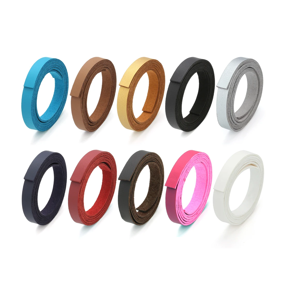 2Pcs 95cm Length Pu leather Cord Rope 10mm Width Blue Red Black White String For DIY Craft Needlework Jewelry Making Findings
2Pcs 95cm Length Pu leather Cord Rope 10mm Width Blue Red Black White String For DIY Craft Needlework Jewelry Making Findings