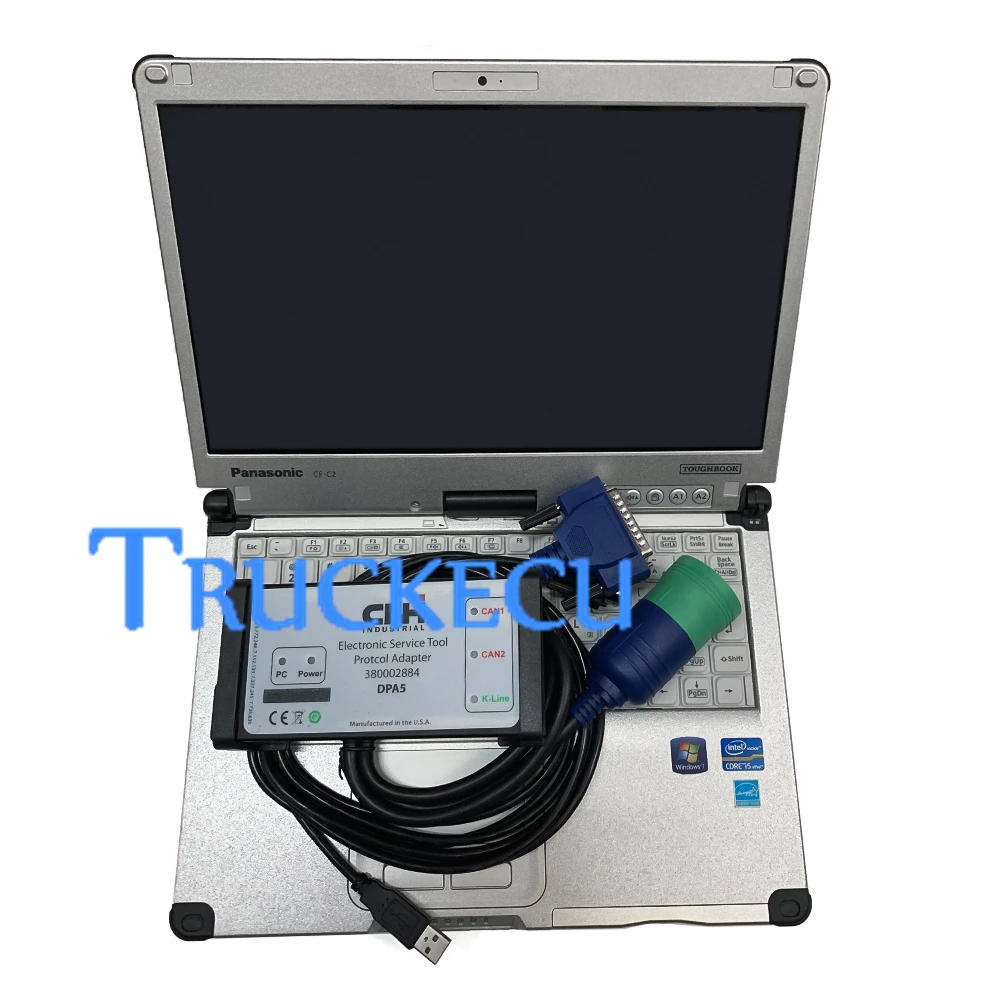 Diagnostic Tool For New Holland Electronic Service Tools FOR CNH EST 9.5 engineering Level DPA5 Kit Plus CFC2 Laptop
Diagnostic Tool For New Holland Electronic Service Tools FOR CNH EST 9.5 engineering Level DPA5 Kit Plus CFC2 Laptop