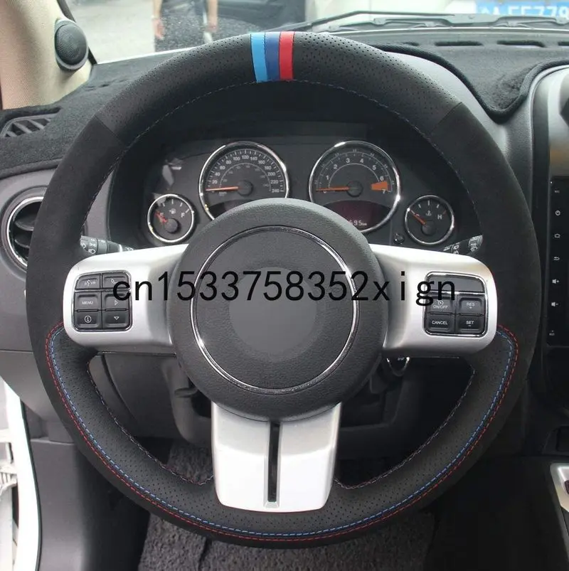 DIY Stitching Microfiber Leather Steering Wheel Cover For Jeep Wrangler Patriot SUV /Wrangler JK /Grand Cherokee/ Compass
DIY Stitching Microfiber Leather Steering Wheel Cover For Jeep Wrangler Patriot SUV /Wrangler JK /Grand Cherokee/ Compass