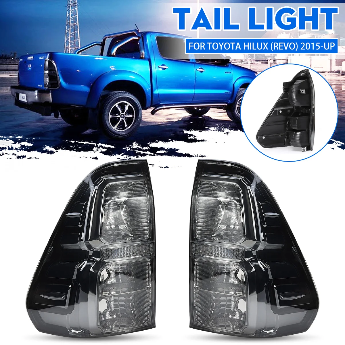 2 шт. автомобиль дымовой пожарной хвост светильник для Toyota Hilux Revo 2015 2016 2017 2018 автомобиля задний стоп-сигнал заднего хода сигнальная лампа LED Drl...
2 шт. автомобиль дымовой пожарной хвост светильник для Toyota Hilux Revo 2015 2016 2017 2018 автомобиля задний стоп-сигнал заднего хода сигнальная лампа LED Drl...