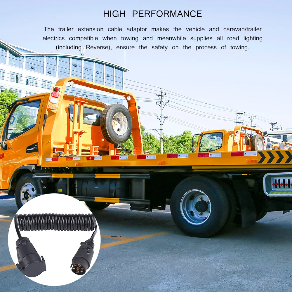 Onever Car Trailer Extension Cable Adaptor Trailer Extension Lead Connector Resistant To High Low Temperature Lead Connector
Onever Car Trailer Extension Cable Adaptor Trailer Extension Lead Connector Resistant To High Low Temperature Lead Connector