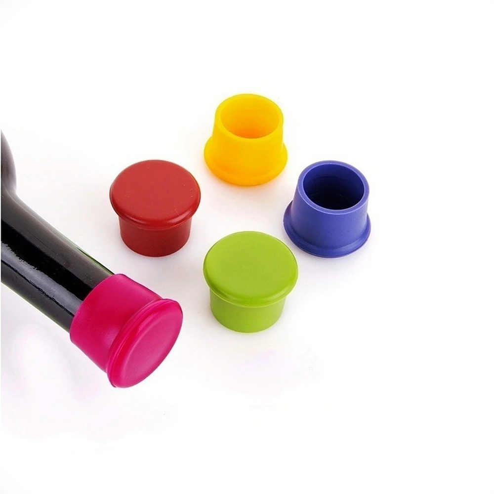 5PCS Color Random Reusable Wine Beer Cover Bottle Cap Silicone Stopper Beverage For Home Bar Stopper Cover Barware Dropshipping
5PCS Color Random Reusable Wine Beer Cover Bottle Cap Silicone Stopper Beverage For Home Bar Stopper Cover Barware Dropshipping
