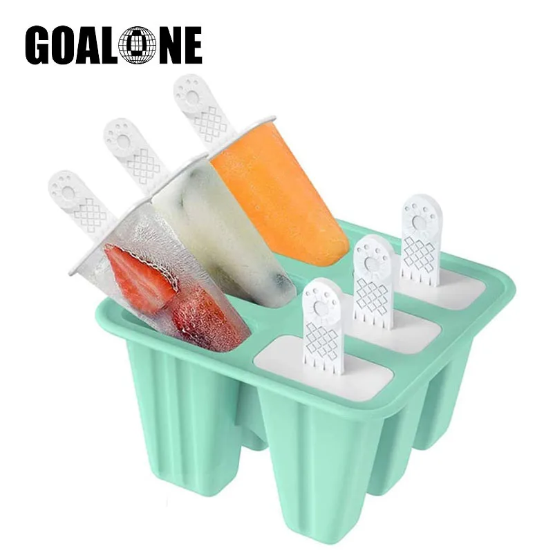 GOALONE Popsicle Molds 4/6 Cavities Reusable Silicone Ice Cream Mold Easy Release Popsicle Maker BPA Free Homemade Popsicl Molds
GOALONE Popsicle Molds 4/6 Cavities Reusable Silicone Ice Cream Mold Easy Release Popsicle Maker BPA Free Homemade Popsicl Molds