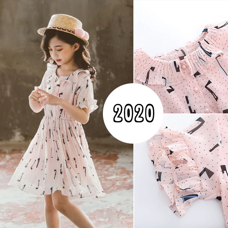Girl's Dress Summer New Children's Summer Chiffon Pleated 11 Princess 10 Girl Wear Clothes Summer Clothes for Girls
Girl's Dress Summer New Children's Summer Chiffon Pleated 11 Princess 10 Girl Wear Clothes Summer Clothes for Girls