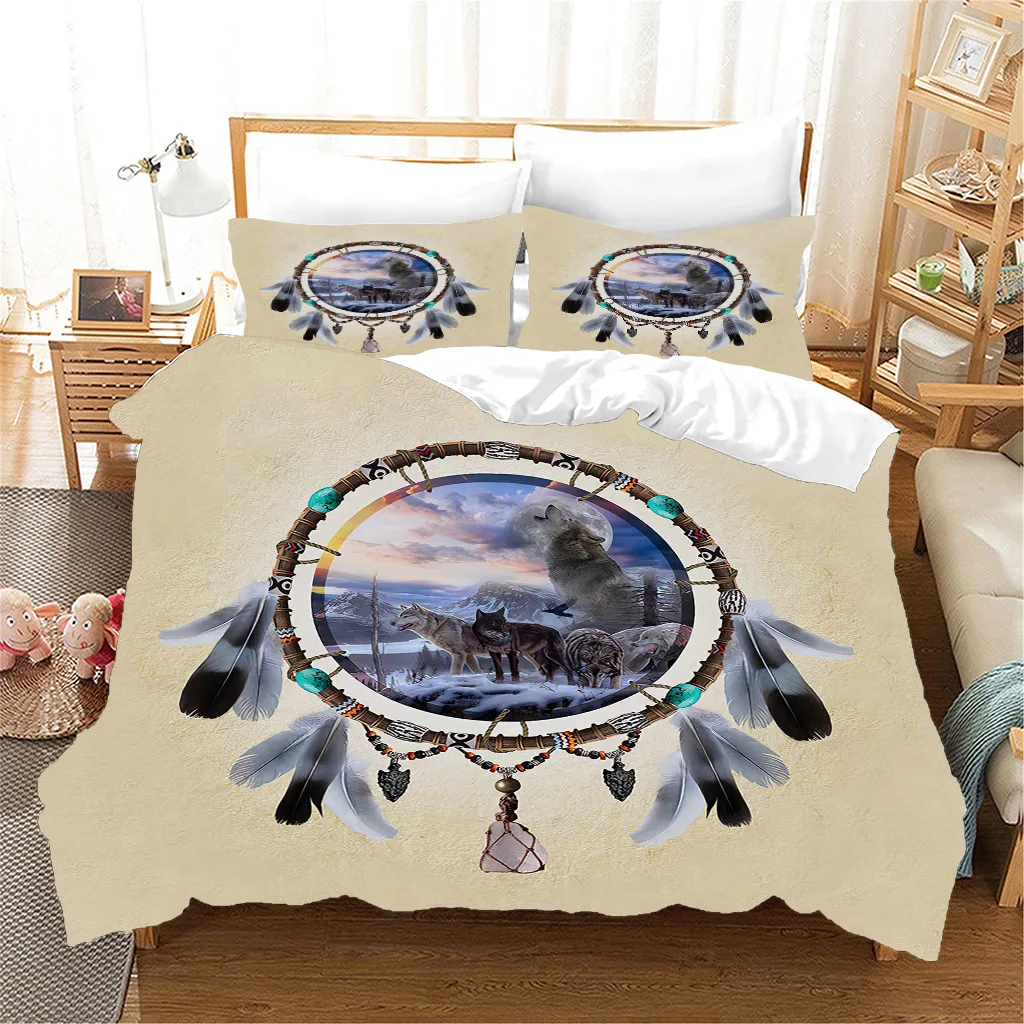 Hot style 3D digital Bohemia printing 100% Polyester bedding set 1 duvet cover + 1/2 pillowcases bed in a bag US/EU/AUsize
Hot style 3D digital Bohemia printing 100% Polyester bedding set 1 duvet cover + 1/2 pillowcases bed in a bag US/EU/AUsize