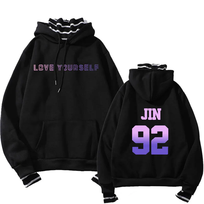 Пуленепробиваемый Топ KPOP для мальчиков скаутов толстовка с принтом Bangtan Boys love