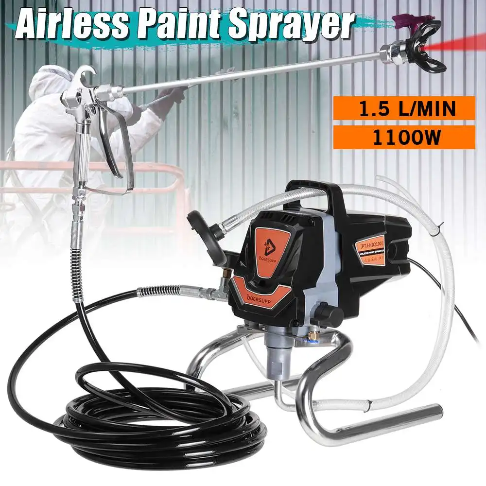 6000psi High-pressure Airless Airbrush Gun Spraying Machine Professional Spray Gun Paint Sprayer Home Wall Paint Sprayer Tool Ki
6000psi High-pressure Airless Airbrush Gun Spraying Machine Professional Spray Gun Paint Sprayer Home Wall Paint Sprayer Tool Ki