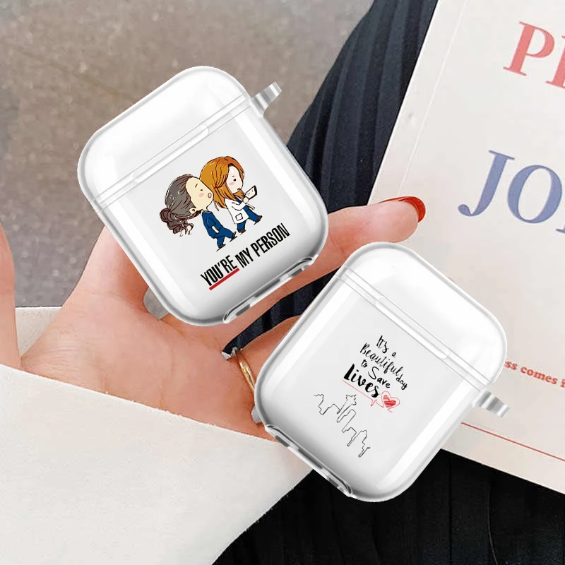 Greys Anatomy You Are My Person Soft TPU Cover For Apple Airpods 1 2 Wireless Earphone Airpod Pro Transparent Silicone Case
Greys Anatomy You Are My Person Soft TPU Cover For Apple Airpods 1 2 Wireless Earphone Airpod Pro Transparent Silicone Case