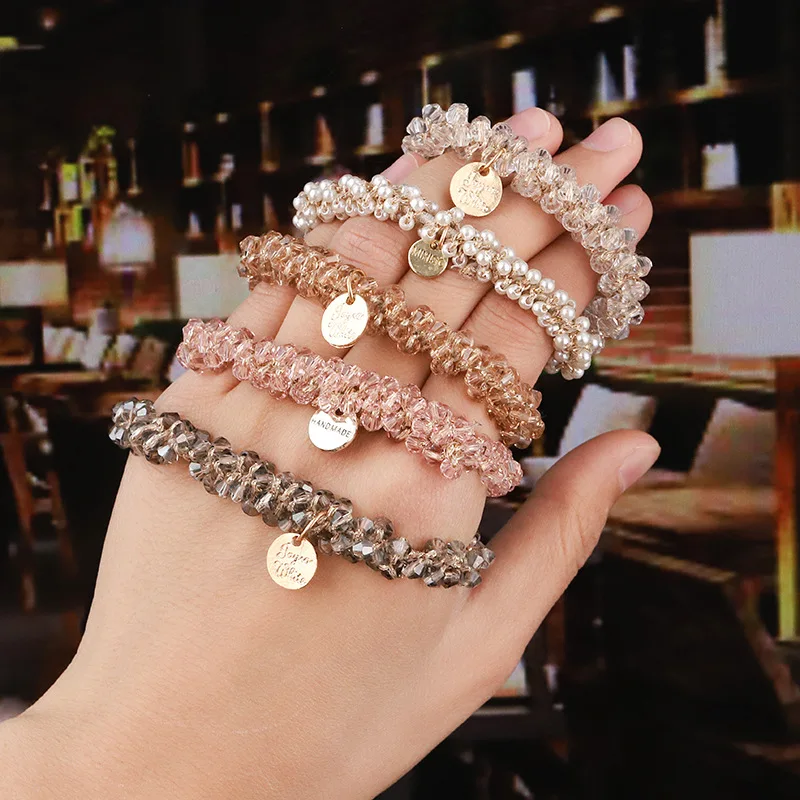 Fashion Crystal Pearl Hair Ring For Girls Ponytail Beads Hair Rope Elastic Hair Band Hair Accessories
Fashion Crystal Pearl Hair Ring For Girls Ponytail Beads Hair Rope Elastic Hair Band Hair Accessories